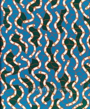 Yayoi Kusama Painting - olas en el río Hudson 1988 Yayoi Kusama Arte pop minimalismo feminista